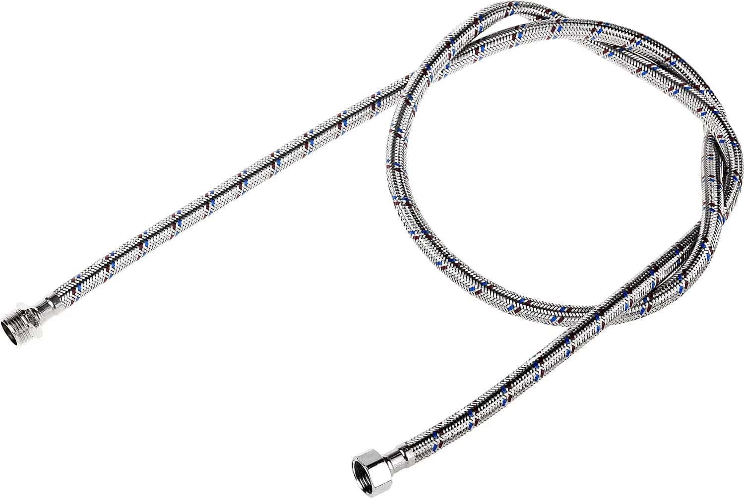 ЗУБР 1/2″, 1.5 м, гайка-штуцер, гибкая подводка для воды (51005-G/S-150)