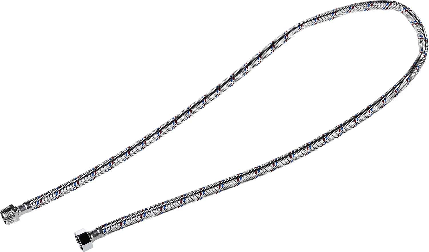 ЗУБР 1/2″, 1.2 м, гайка-штуцер, гибкая подводка для воды (51005-G/S-120)