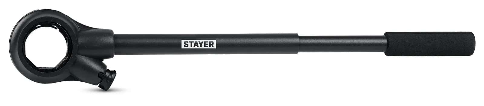 STAYER RED FORCE 1/4″ - 1.1/4″, трещотка для клуппов (28265-1/4-5/4)