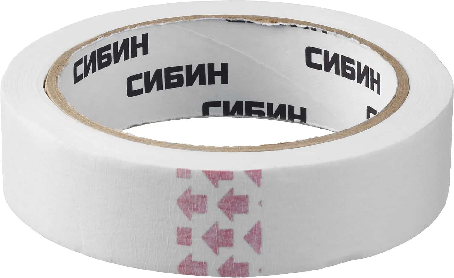 СИБИН 25 мм х 25 м, креповая, малярная лента (12111-25)