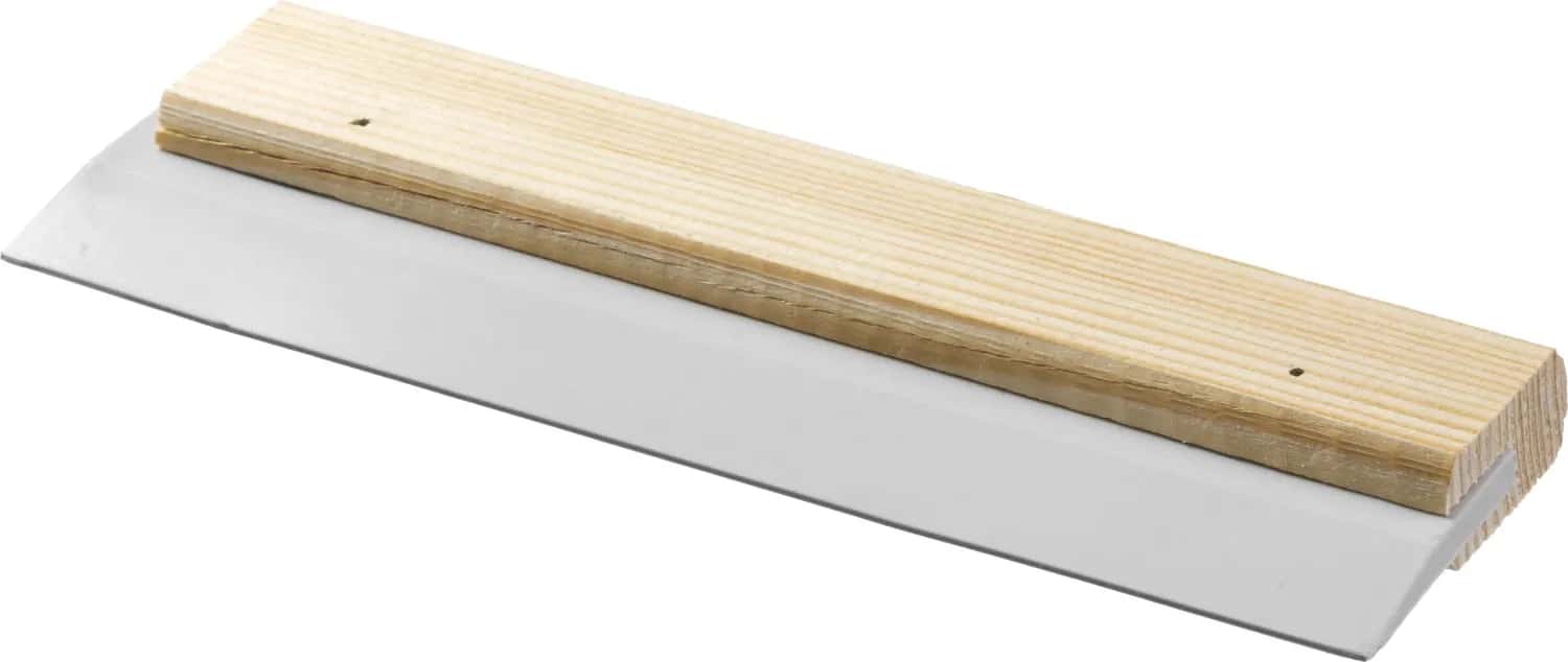 STAYER MAXFlat, 200 мм, эластичный деревянная ручка, белый, резиновый шпатель (1018-20)