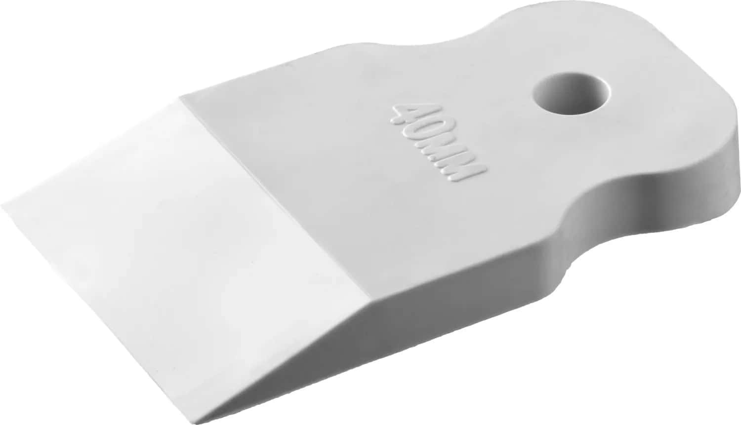 STAYER MAXFlat, 40 мм, для затирки швов эластичный, белый, резиновый шпатель (1027-40)