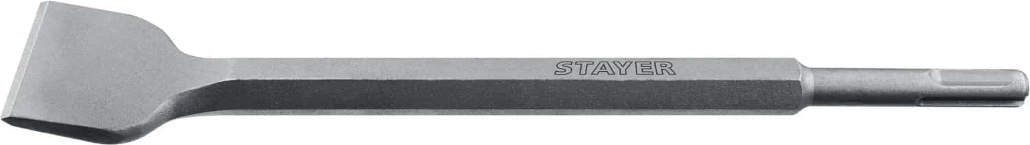 STAYER Gorilla Force, 40 х 250 мм, SDS-Plus, плоское изогнутое зубило, Professional (29354-40-250)