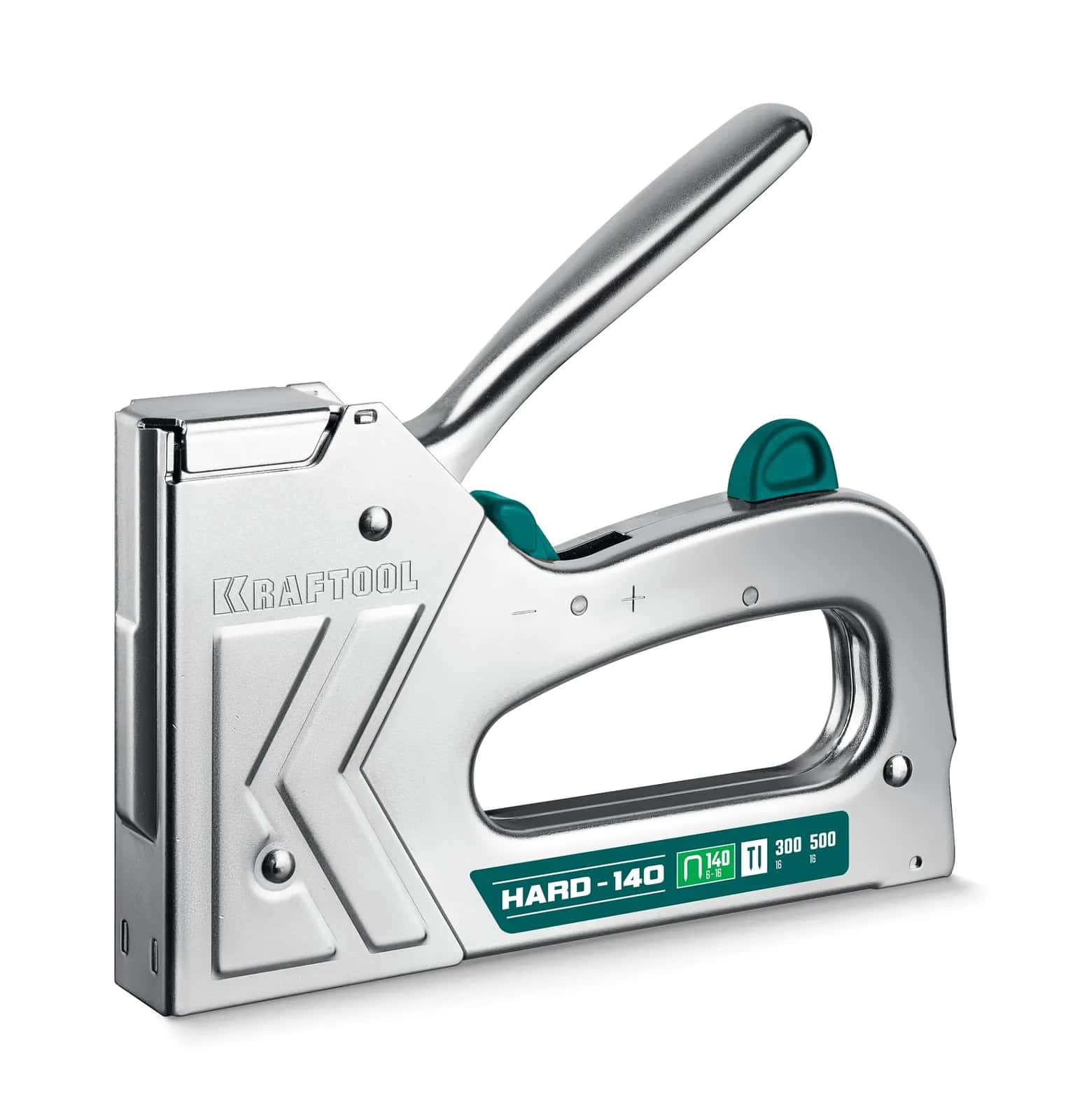 KRAFTOOL EXTREM 140, тип 140 (G/11/57) 20GA (6 - 16 мм)/300/500, стальной рессорный степлер (3185)
