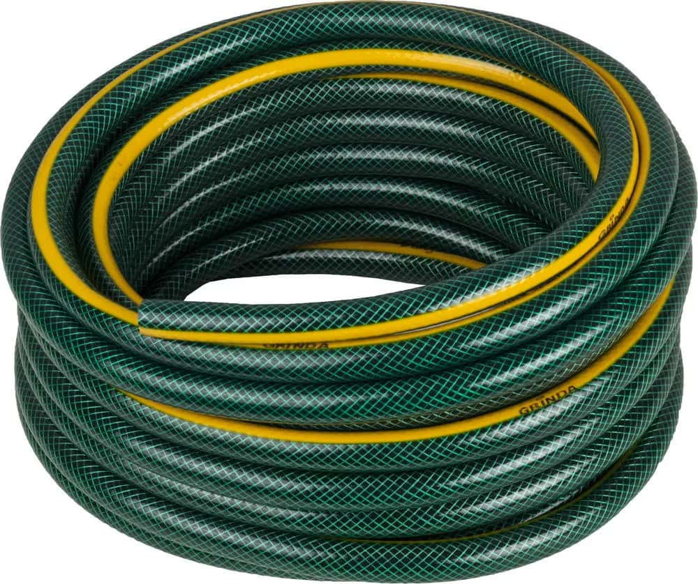 GRINDA STANDARD, 1/2″, 15 м, 20 атм, трёхслойный, армированный, поливочный шланг (429000-1/2-15)