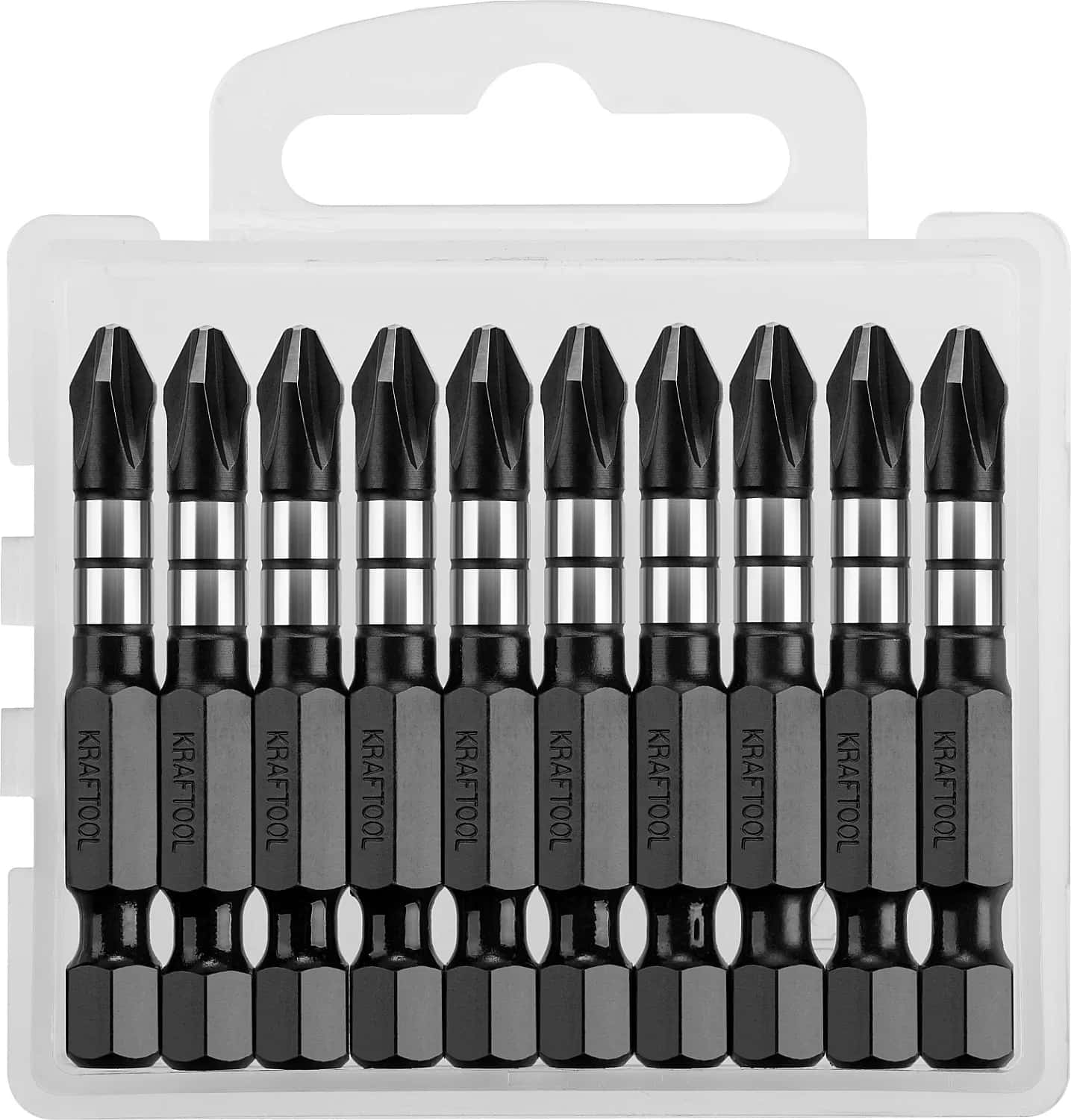 KRAFTOOL Impact PH2, 50 мм, 10 шт, ударные биты (26191-2-50-S10)
