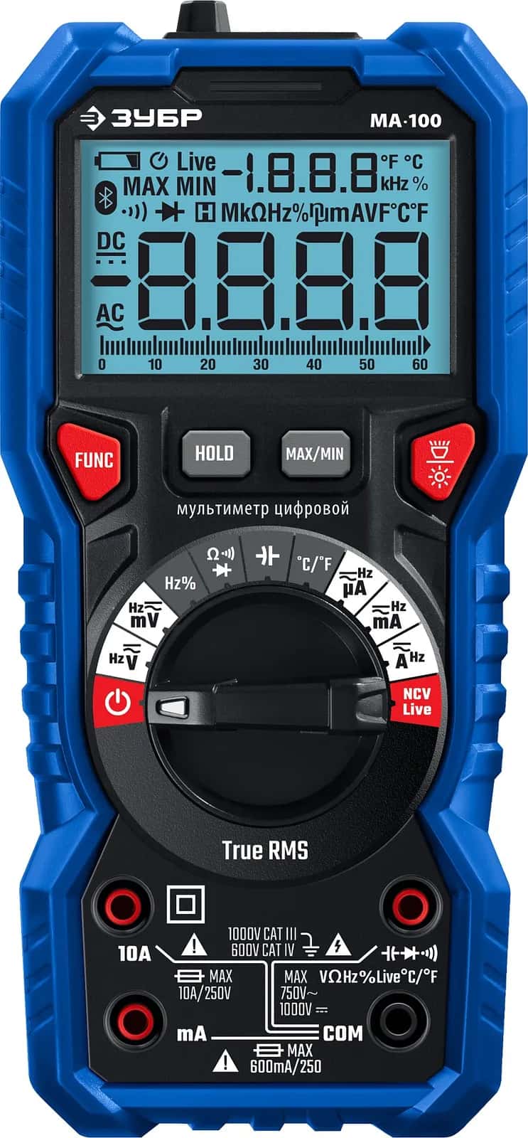ЗУБР МА-100 цифровой мультиметр (59808)