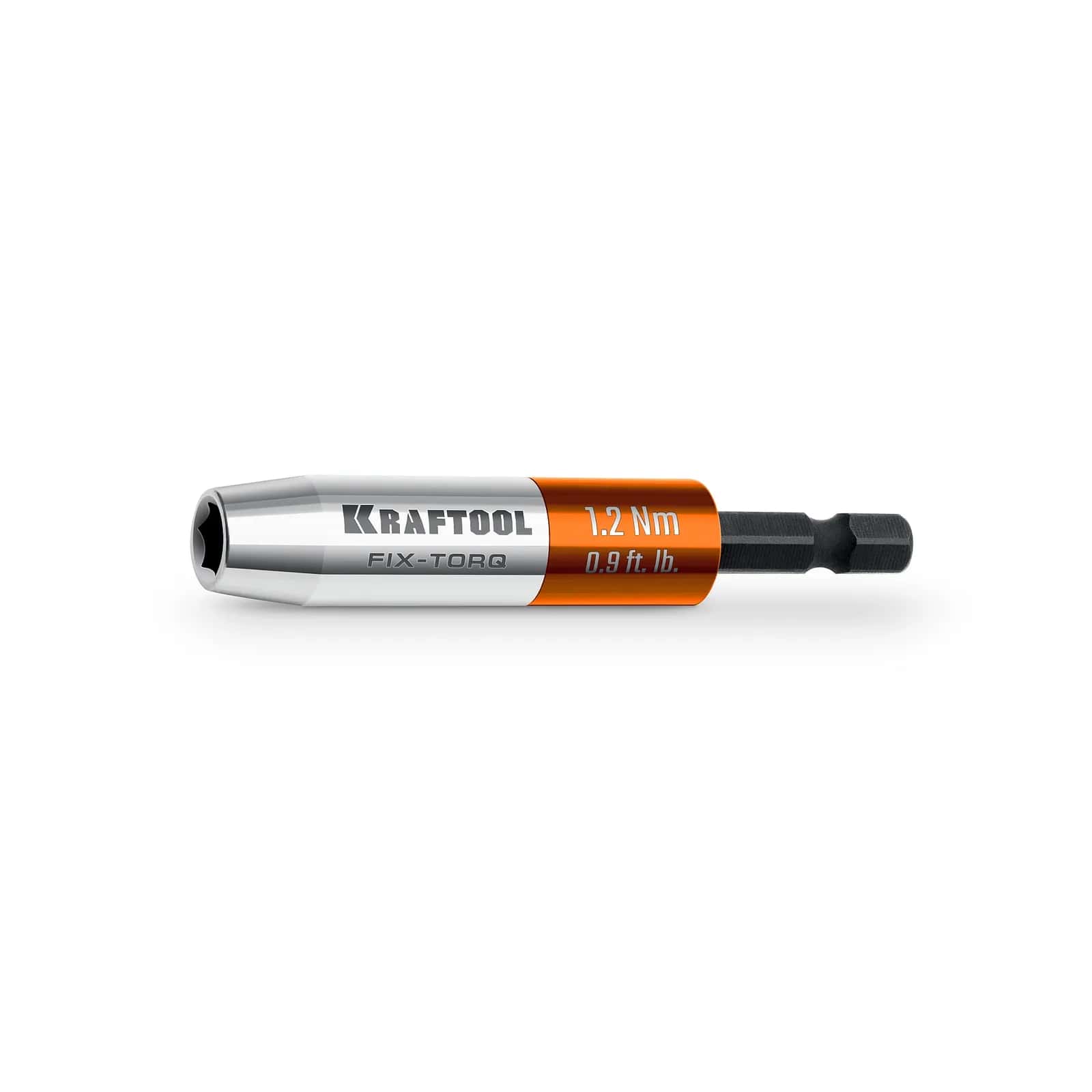 KRAFTOOL FIX-TORQ 1.2 Нм динамометрический адаптер для бит (64035-1.2)