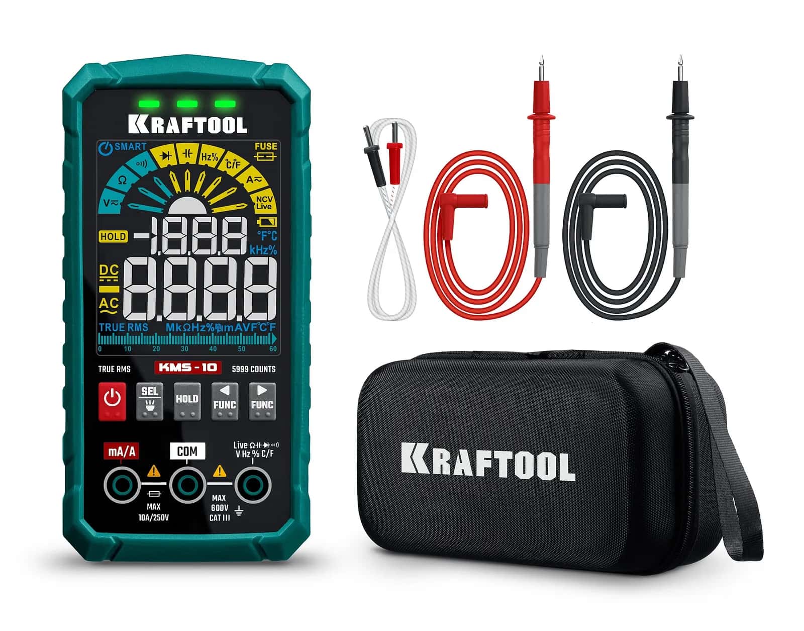 KRAFTOOL KMS-10 смарт-мультиметр цифровой (59872)