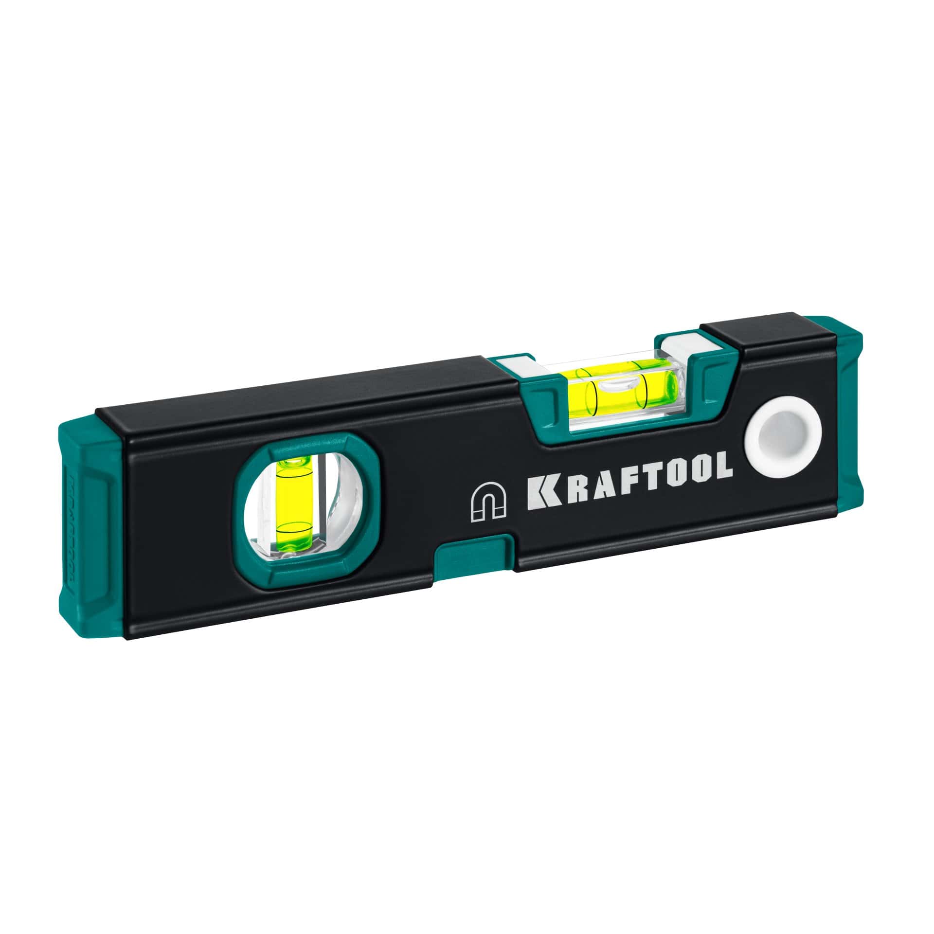 KRAFTOOL KOMPAKT-200, 200 мм, усиленный профиль, компактный магнитный уровень (34782)