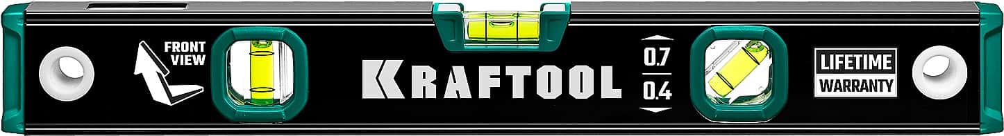 KRAFTOOL 400 мм, с зеркальным глазком, уровень (34781-40)