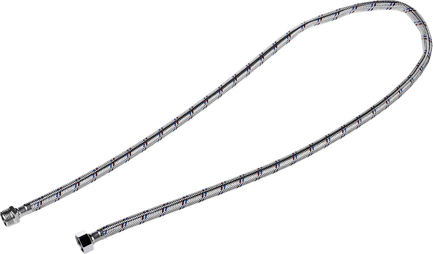 ЗУБР 1/2″, 1.2 м, гайка-штуцер, гибкая подводка для воды (51005-G/S-120)