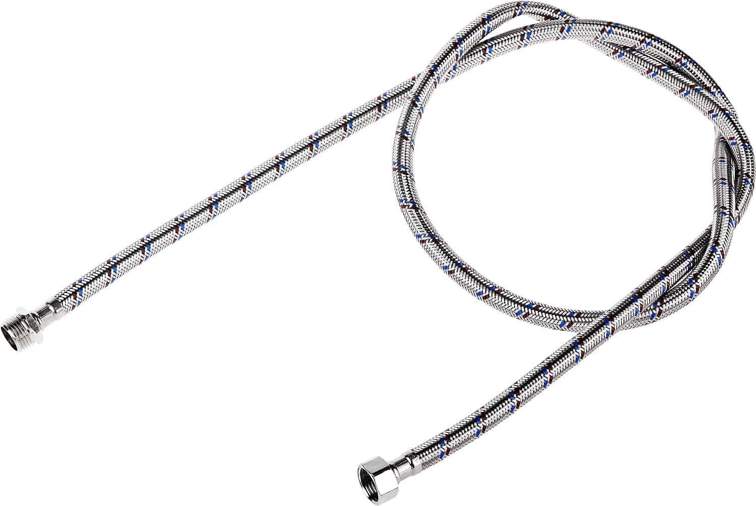 ЗУБР 1/2″, 1.5 м, гайка-штуцер, гибкая подводка для воды (51005-G/S-150)