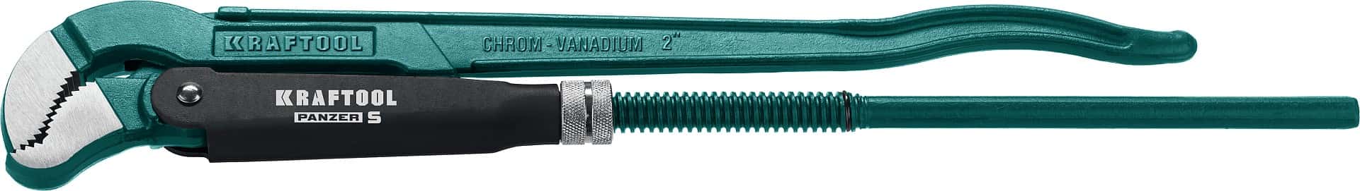 KRAFTOOL PANZER-S, №3, 2″, 560 мм, трубный ключ с изогнутыми губками (2733-20)