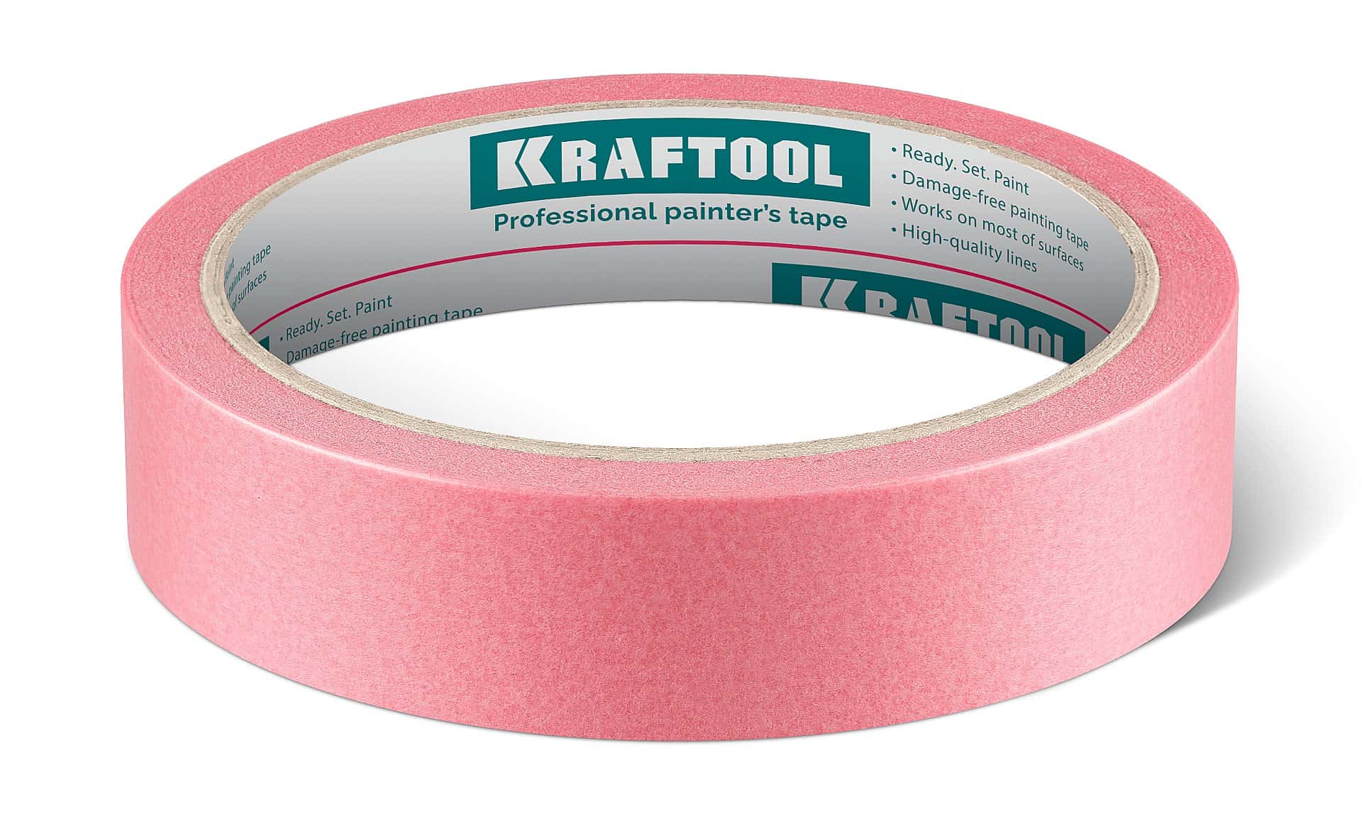 KRAFTOOL #200 Delicate 25 мм х 30 м, для деликатных и недавно окрашенных поверхностей, малярная лента (12102-25)