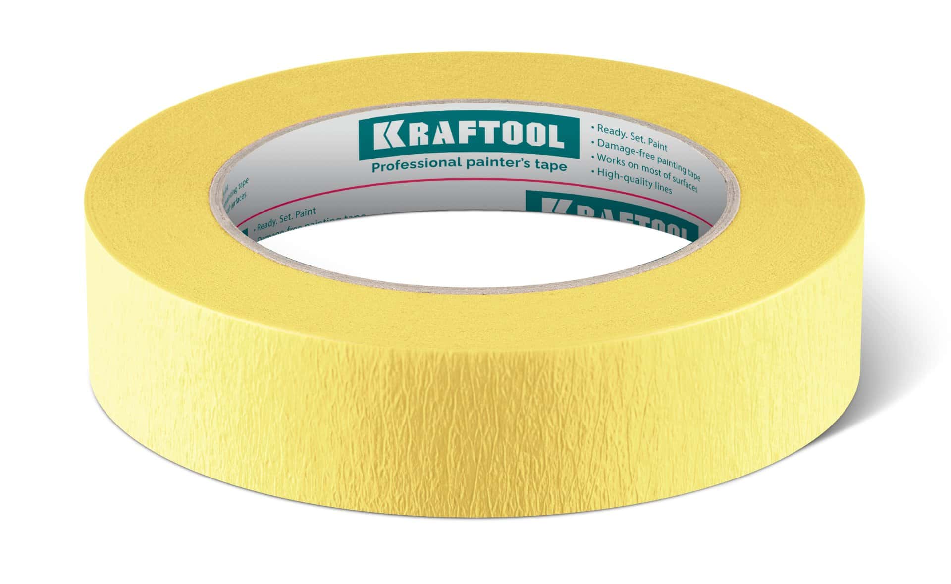 KRAFTOOL #500 Flex 25 мм х 30 м, для изогнутых линий, малярная лента (12105-25)