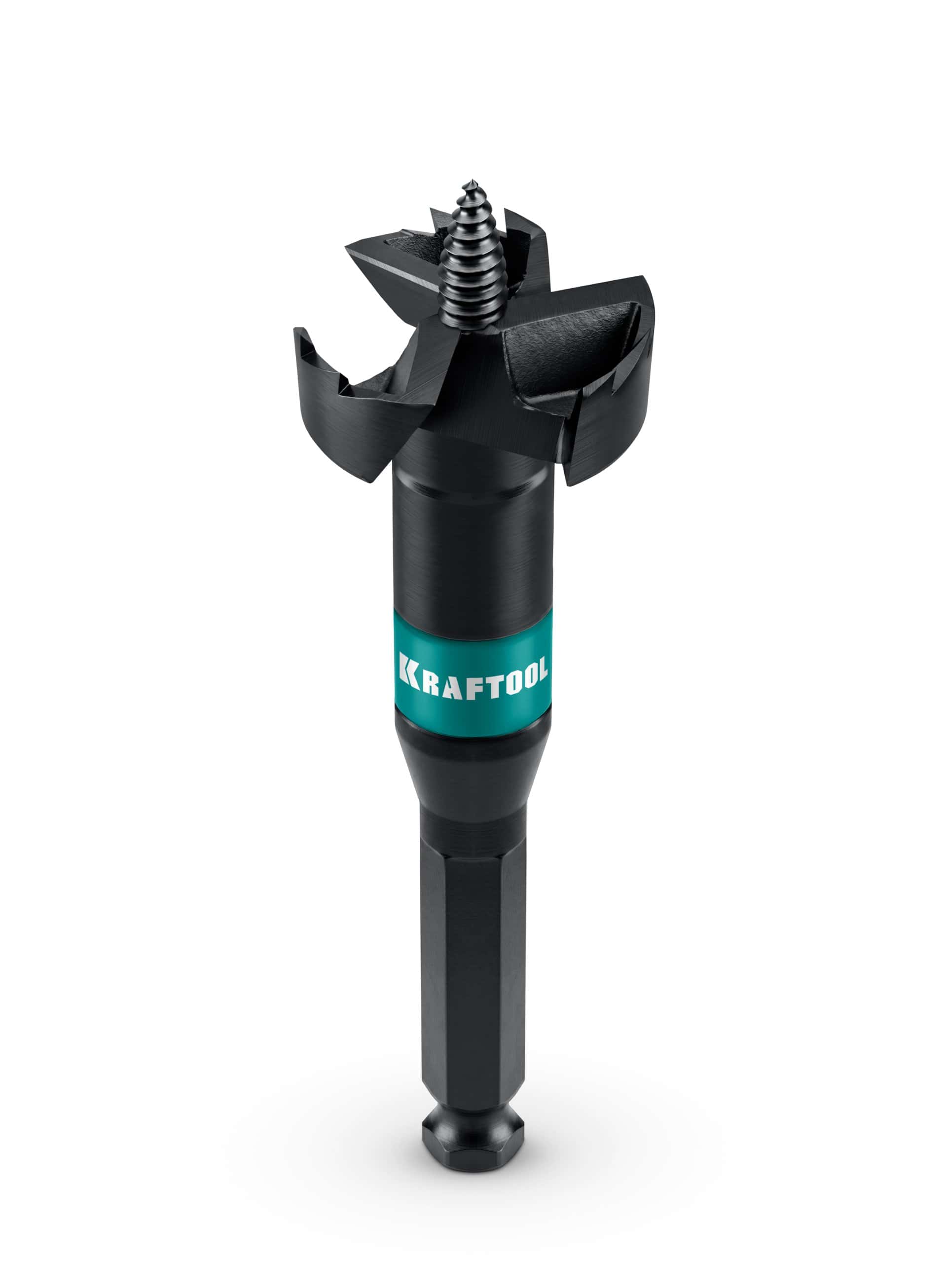 KRAFTOOL SELF FEED d 35 мм, cверло по дереву самоврезающееся (29951-35)