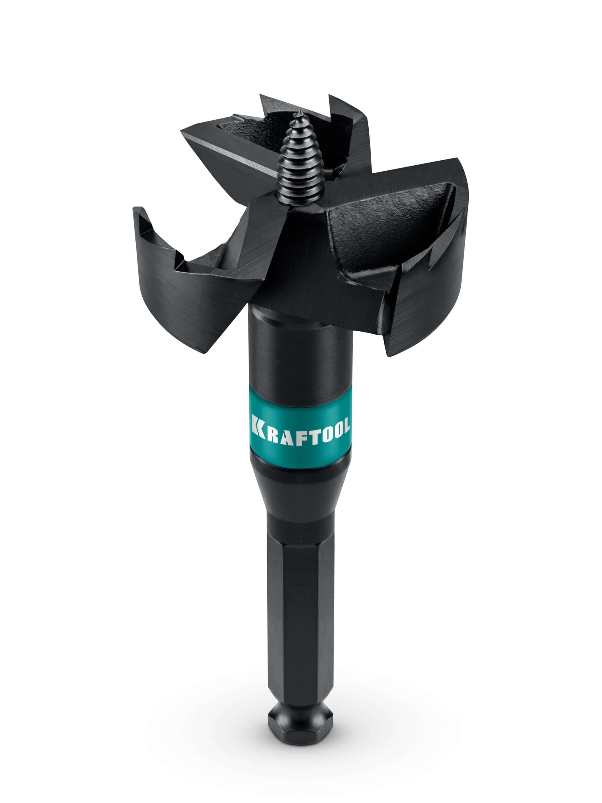KRAFTOOL SELF FEED d 54 мм, cверло по дереву самоврезающееся (29951-54)