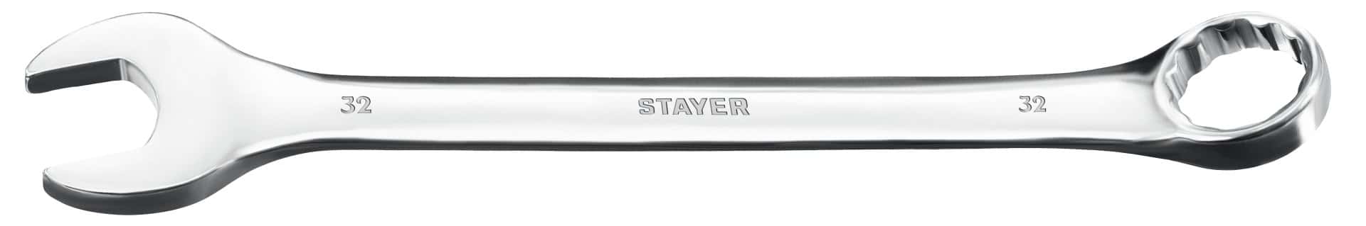 STAYER HERCULES, 32 мм, комбинированный гаечный ключ, Professional (27081-32)