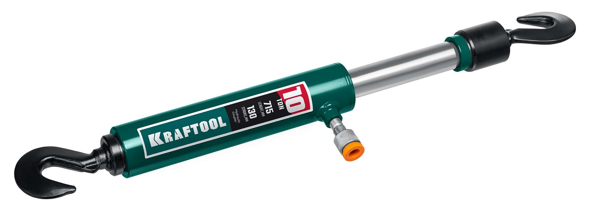 KRAFTOOL 10 т, гидравлическая стяжка с 2 крюками (43423-10)