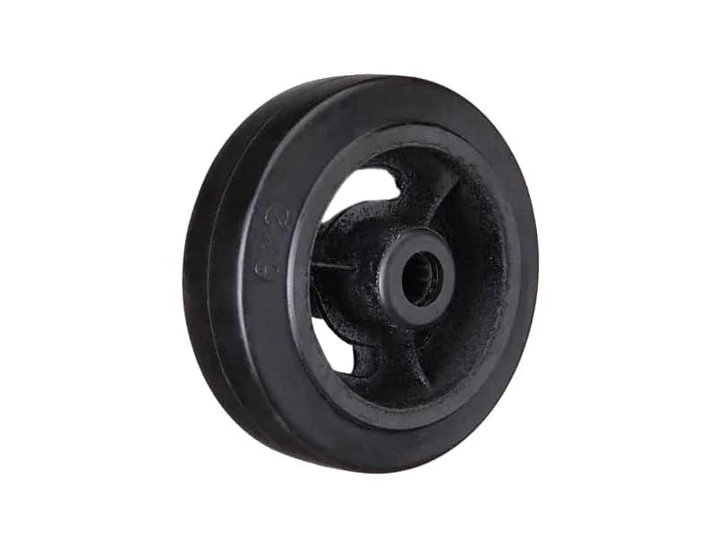 Колесо большегрузное D 63 160 мм резина на ось (F)